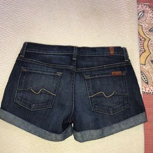 7 For all Mankind jean shorts 25